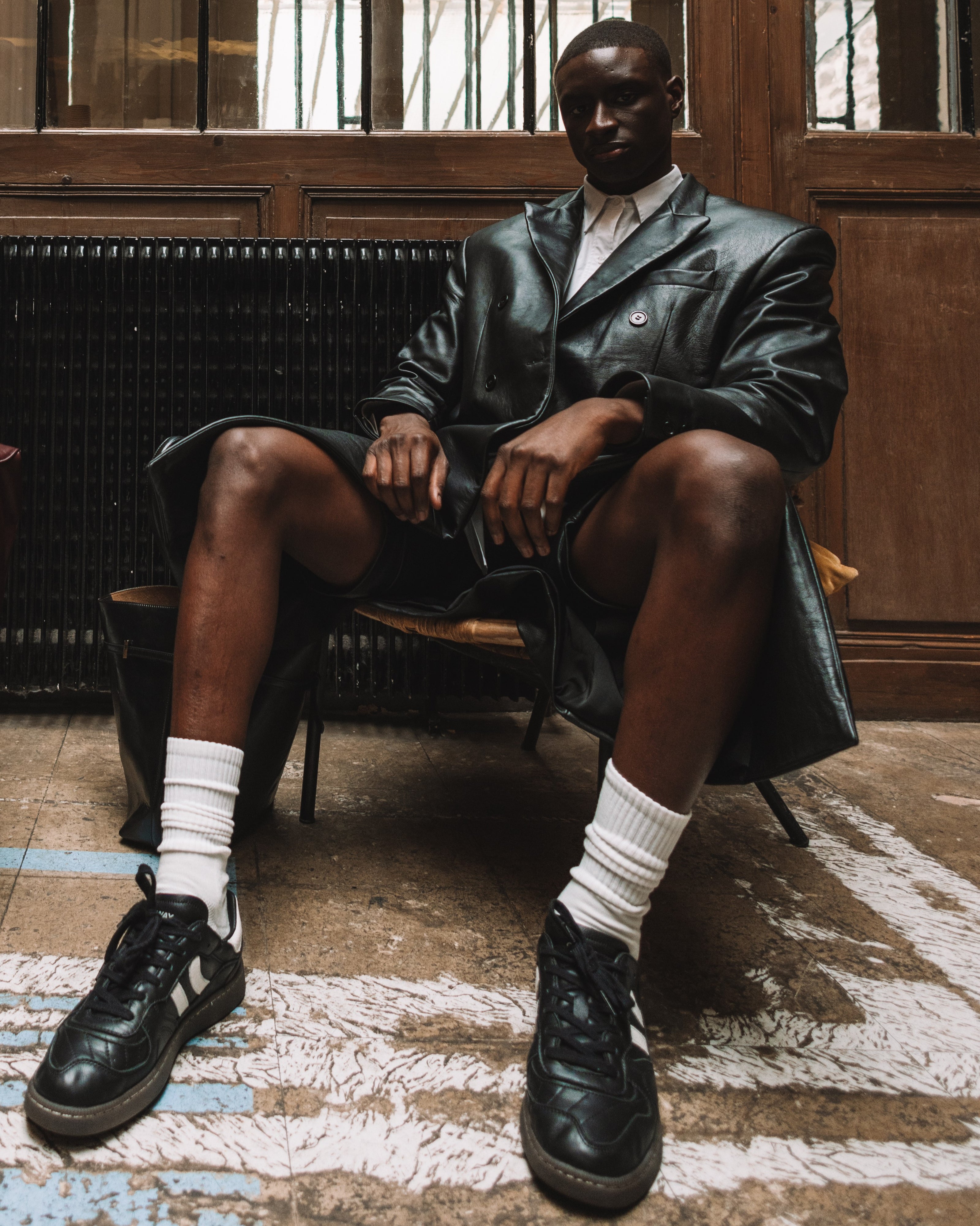Goal Black Leather